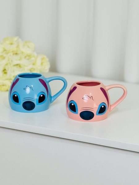 كوب ستيتش 💙 وأنجل 🩷