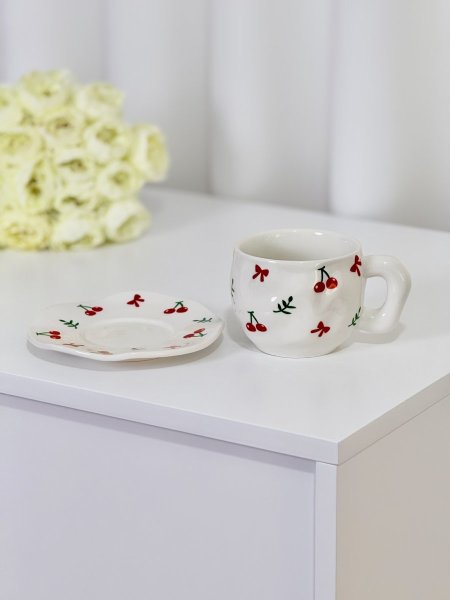 كوب هاند ميد كرزة