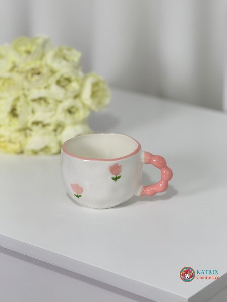 كوب وردة الربيع