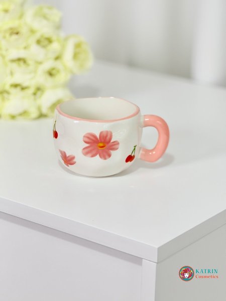 كوب ورود وكرز