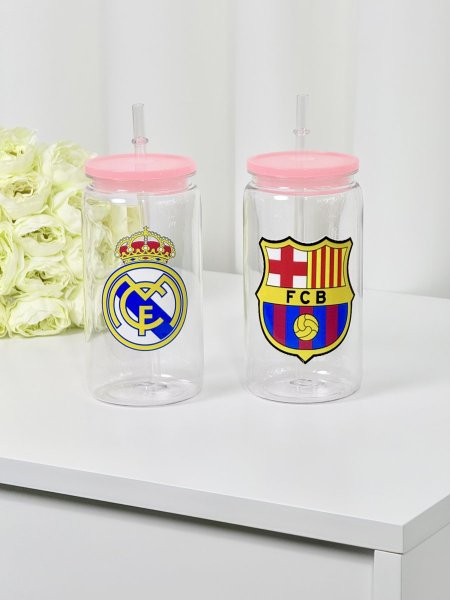 أكواب اسطوانة ريال وبرشا بلاستيك