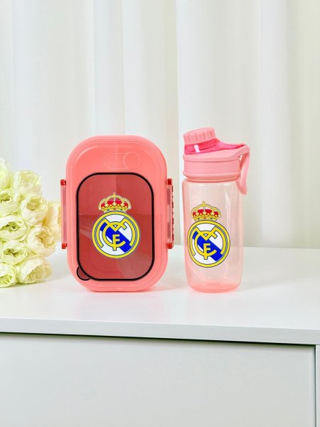 طقم لانش بوكس ومطرة ريال مدريد