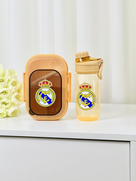 طقم لانش بوكس ومطرة ريال مدريد