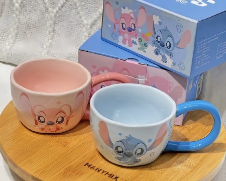 كوب ستيتش وأنجل 💙🩷